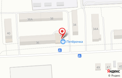 Супермаркет Пятёрочка на улице Пушкина на карте