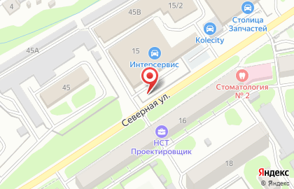 Автостоянка Автоленд Сибирь на карте