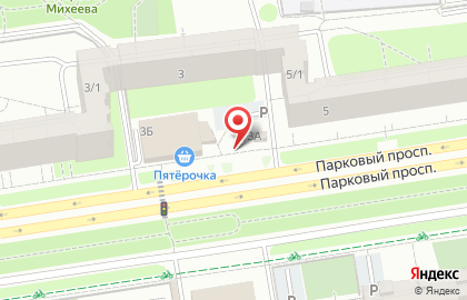 Цветочный магазин Главный Цветочный на Парковом проспекте на карте