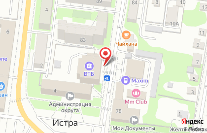 Банкомат Возрождение на улице Ленина в Истре на карте
