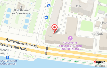 Совет Ветеранов Войны и Труда, Вооружённых сил и Правоохранительных Органов Калининского Района на карте