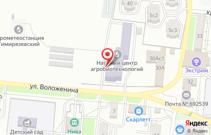 Тимирязевский Приморский УГМС Агрометеостанция на карте