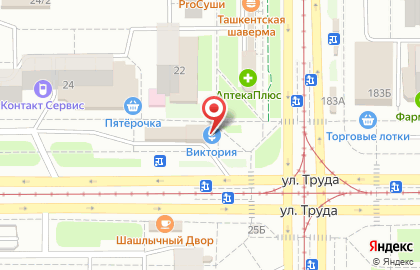 Зоомагазин Гав-Мяу в Орджоникидзевском районе на карте
