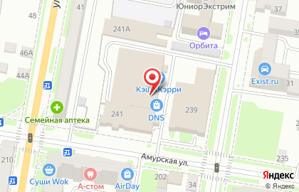 Магазин цифровой и бытовой техники DNS на Амурской улице на карте