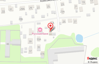 Русская баня в Москве на карте
