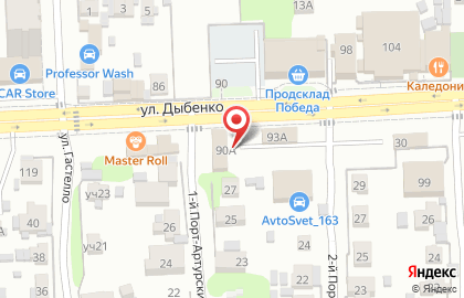 Шиномонтажная мастерская в Советском районе на карте