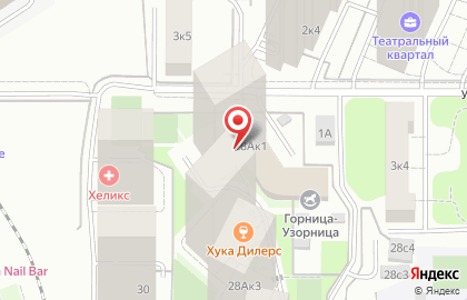 Детский развивающий центр Горница-Узорница на Октябрьском поле на карте