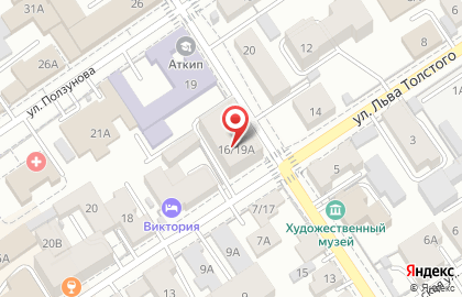 Кармин на улице Льва Толстого на карте