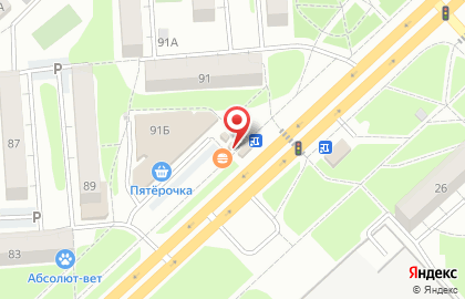 Магазин фруктов и овощей на Космическом проспекте на карте