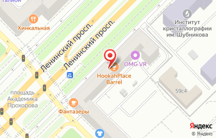 Клуб OMG VR в Гагаринском районе на карте