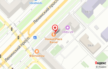 Лаундж-бар HookahPlace Barrel  на карте