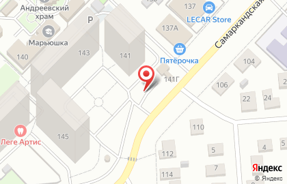 Автостоянка в Перми на карте