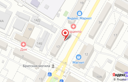 Юридическая контора в Краснооктябрьском районе на карте