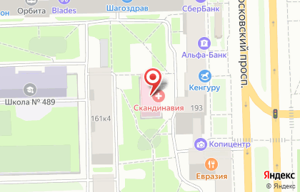 Международная Киношкола Синема на Московском проспекте, 193к2 на карте