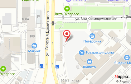 Магазин строительных материалов Bergauf на карте