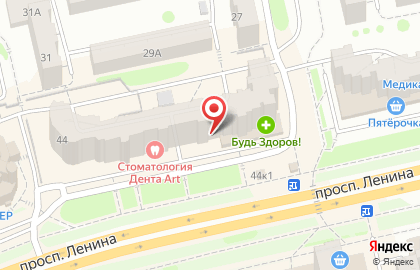 Магазин товаров для животных ЗооМир на проспекте Ленина на карте