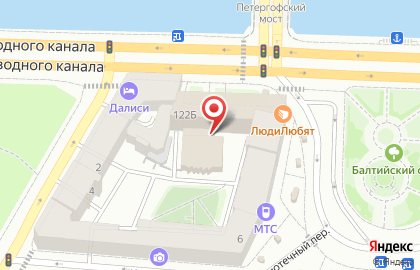 София/sofia на набережной Обводного канала на карте