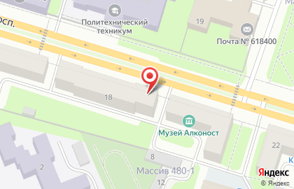 Библиотека №10 на Советском проспекте на карте