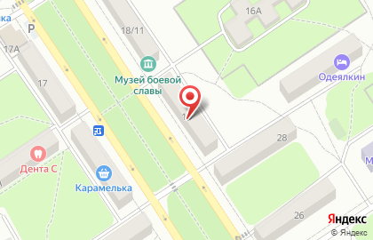 Салон красоты Glamour на проспекте Космонавтов на карте