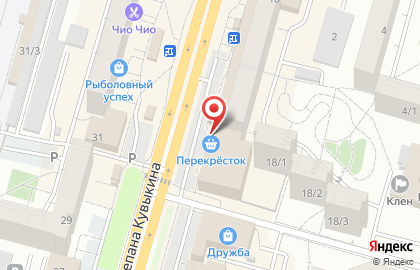 Водомат Урал аква на улице Степана Кувыкина на карте