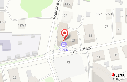 АКБ РосБанк на улице Свободы на карте