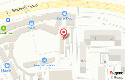 Продовольственный магазин Атемарский в Саранске на карте