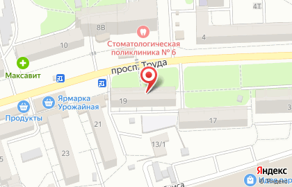 Детский сад №40 в Коминтерновском районе на карте