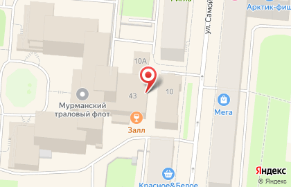 Магазин овощей и фруктов на улице Самойловой на карте