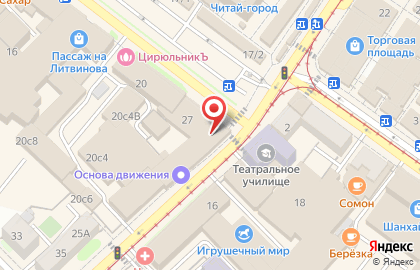 Награда центр на карте