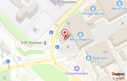Модерн в Бийске на карте