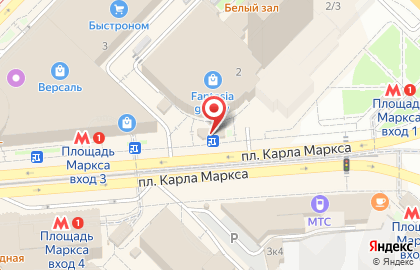 Кафе быстрого питания Дядя Дёнер на площади Карла Маркса на карте