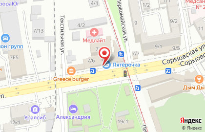 Зоомагазин на Сормовской улице на карте
