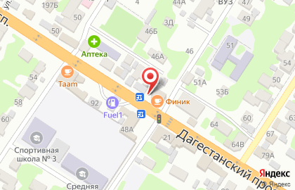 Магазин автозапчастей Камаз в Дагестанских Огнях на карте
