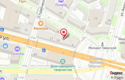 Светоч на Советской улице на карте