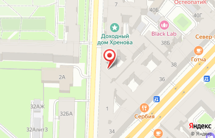 Политическая партия Новые люди на Таврической улице на карте