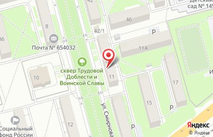 Мебельный салон Громада на улице Смирнова на карте
