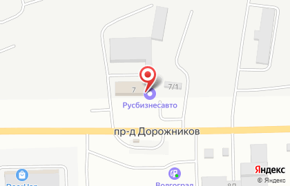 Официальный дилер КАМАЗ, МАЗ, SDLG Русбизнесавто в проезде Дорожников на карте