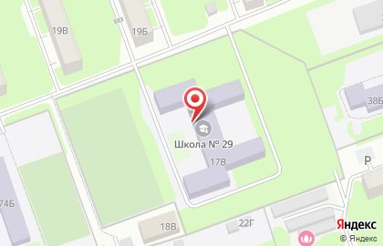 Школа №29 в Нижнем Новгороде на карте
