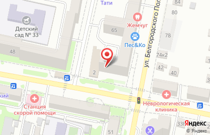 ОНикА в Белгороде на карте
