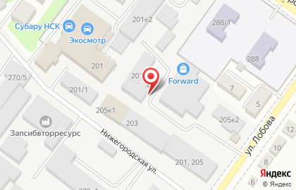 Компания Оптово-розничная компания на Нижегородской улице на карте