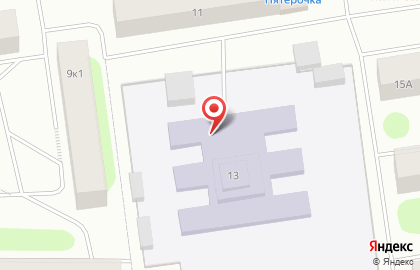 Детский сад №9 комбинированного вида в Мончегорске на карте