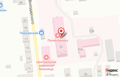 Никольская центральная районная больница на Советской улице на карте