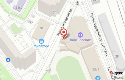 Каток Вдохновение на Новорогожской улице на карте