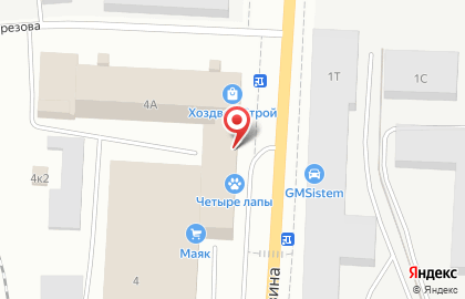 Торгово-ремонтная фирма Ромб на улице Азина на карте