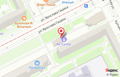Деликате'с на улице Ярослава Гашека на карте