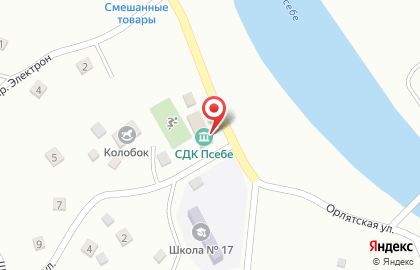 Центр культуры и досуга Юность на улице Мира на карте