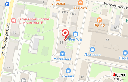 Салон Chance на Московской улице на карте