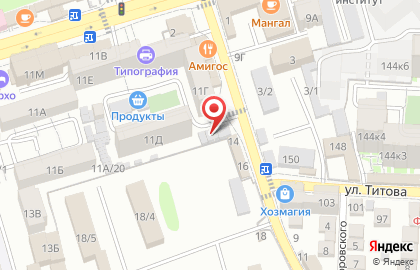 Автомастерская в Советском районе на карте