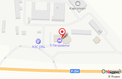 Мотель У Петровича в Новосибирске на карте