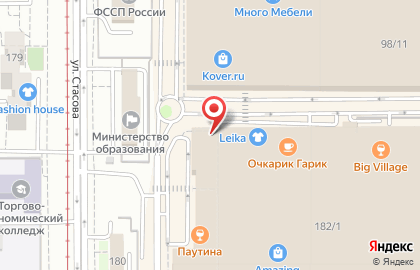 Торгово-развлекательный комплекс Меридиан в Карасунском районе на карте